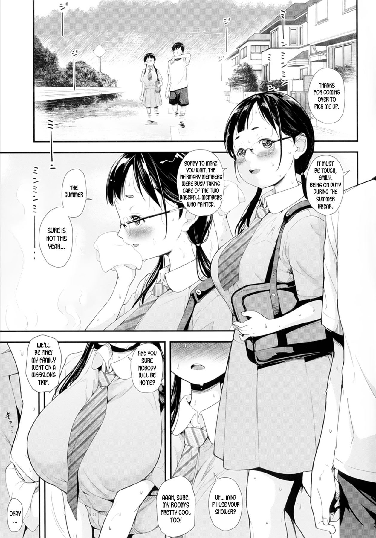 Hentai Manga Comic-Day Long Sex With A Plain Looking Girl 1-Read-2